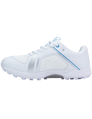 Kookaburra KC 3.0 Rubber Snr Cricket Shoes - White/Silver